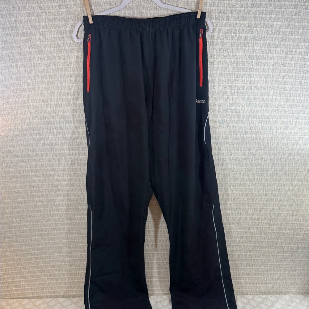 ASICS Men's Black Joggers with Gray Accents